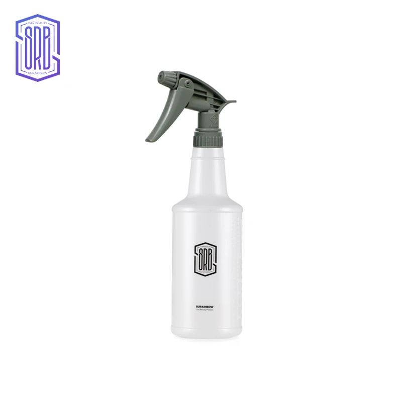 Auto Ultrafijne watermist Cilindrische spuitfles HDPE Chemisch bestendige spray Auto Wash Gieter, Heavy Duty spuitfles
