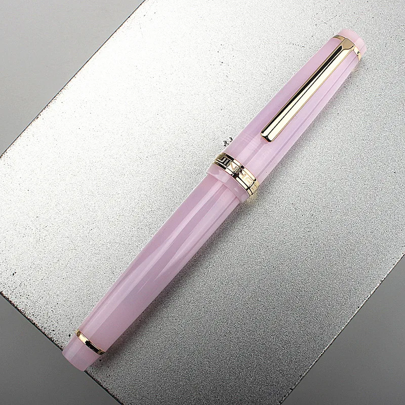 Jinhao 82 Fountain Pen Acrylic Ink Pen Spin Golden EF F Nib Elegante Business Office School Supplies Writing Pen