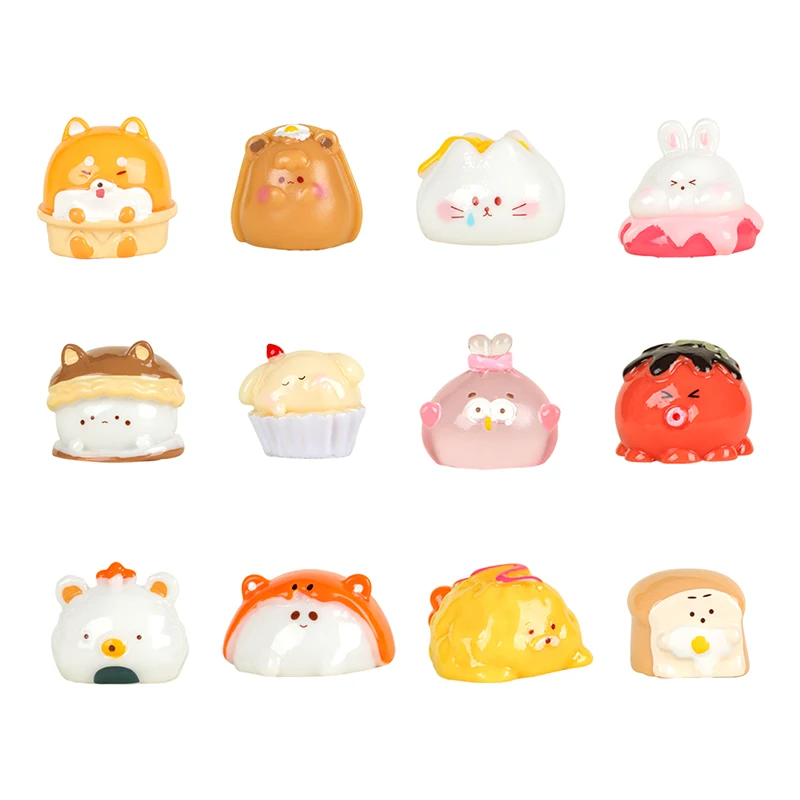 Cute Fun Big Food Package Micro Landscape Decoration ornamento orticolo fai da te artigianato Desktop Car Mounted Small Decoration