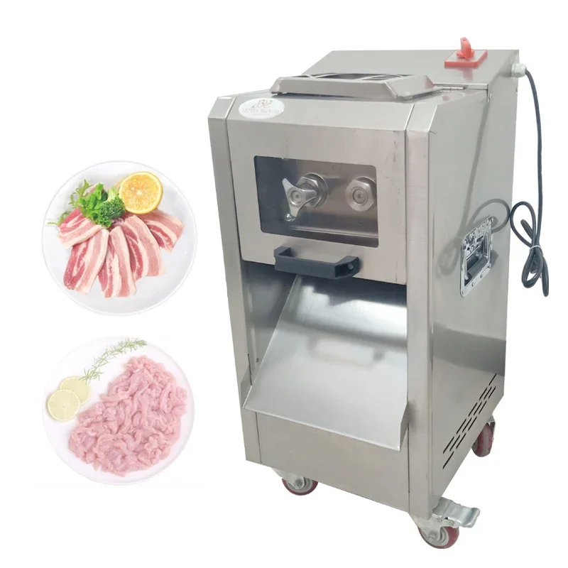 

110V 220V Commercial Electric Meat Slicer Grinder Vegetable Cutter Shred Machine Automatic Food Slicing Shredded Diced Machine