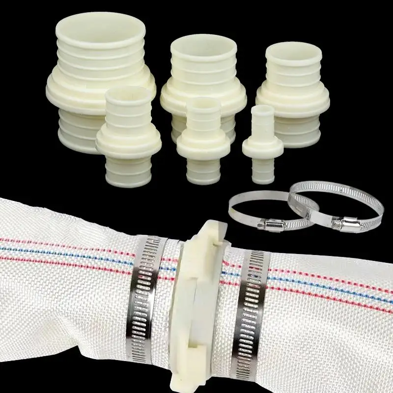 1/2/3/4inch Garden Irrigation Hose Adapter ABS Plastic Quick Connector Agriculture Watering Pipe Tube Connect Repair