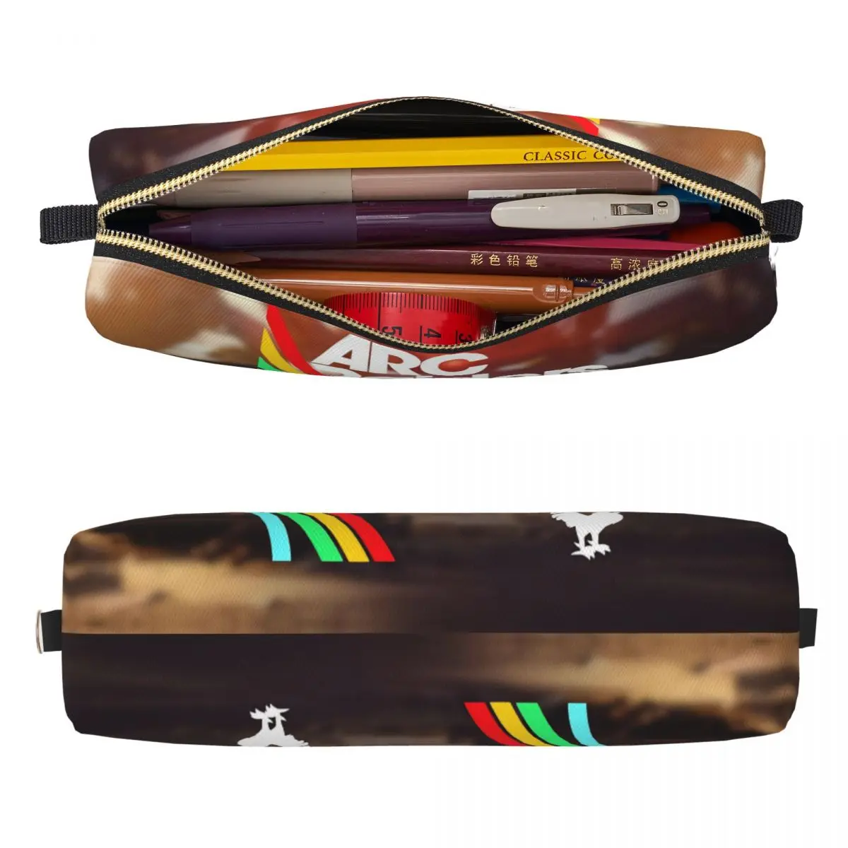 Arc Raiders Game Pencil Case Creative Pen Bag Kids Big Capacity Students School Gifts Pencilcases