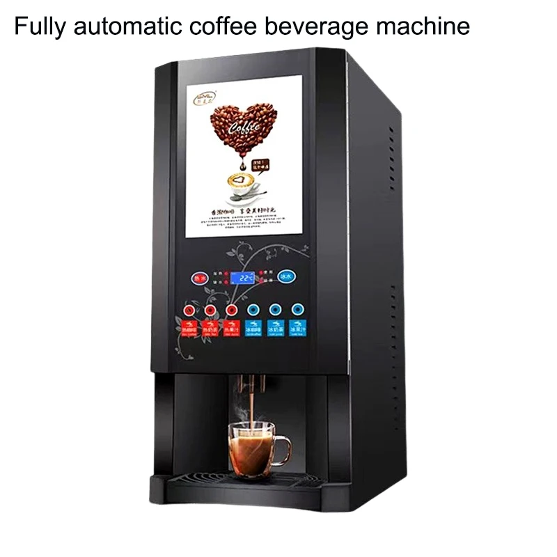 

Hot Cold Beverage Machine Drinking Machine Milk Tea Coffee Machine 220V Household Small Automatic Instant Coffee Machine