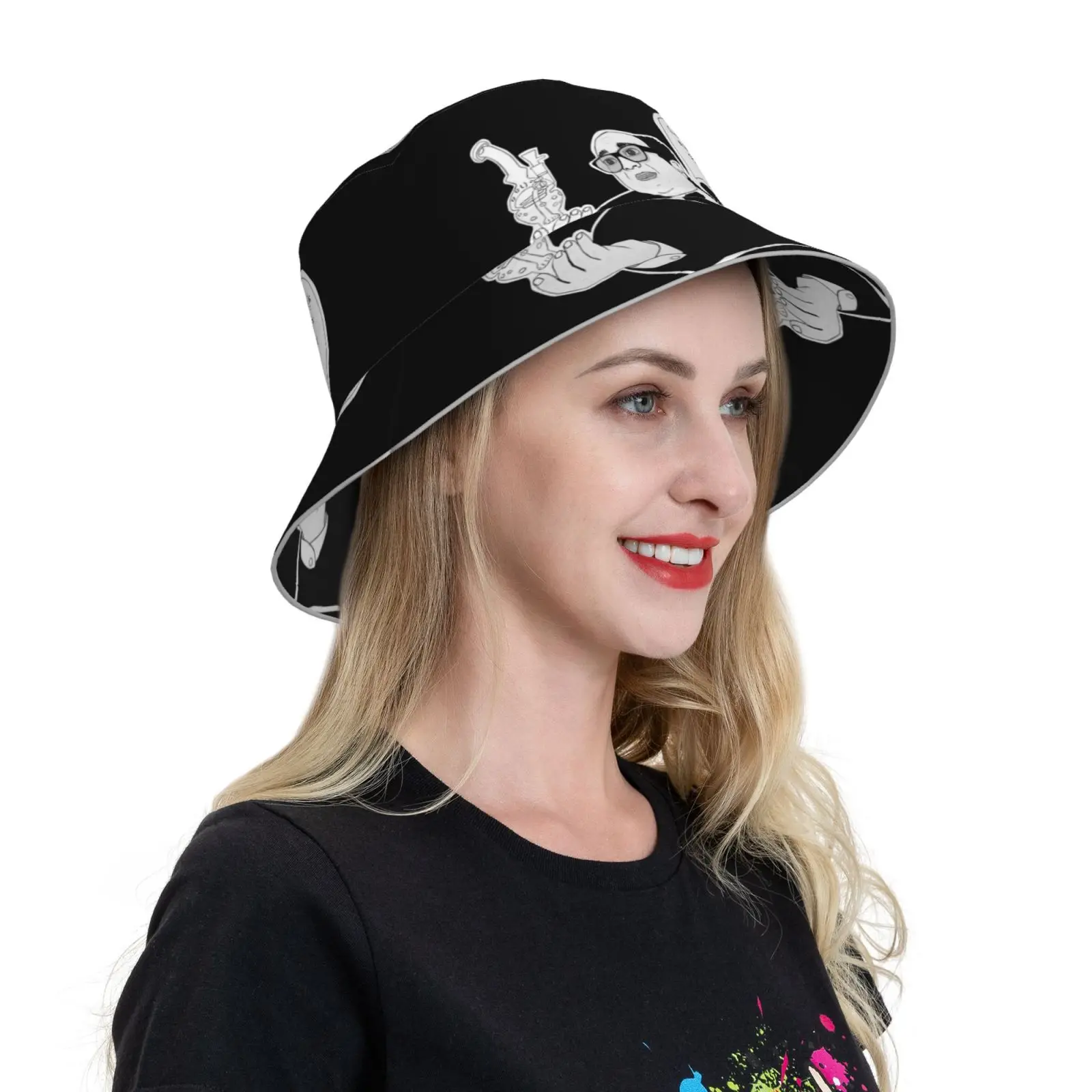 Can I Offer You A Nice Egg In This Tryin' Time ? ( Egg Bong Version ) Bucket Hat Outdoor Sports Breathable Present Fashion Cap