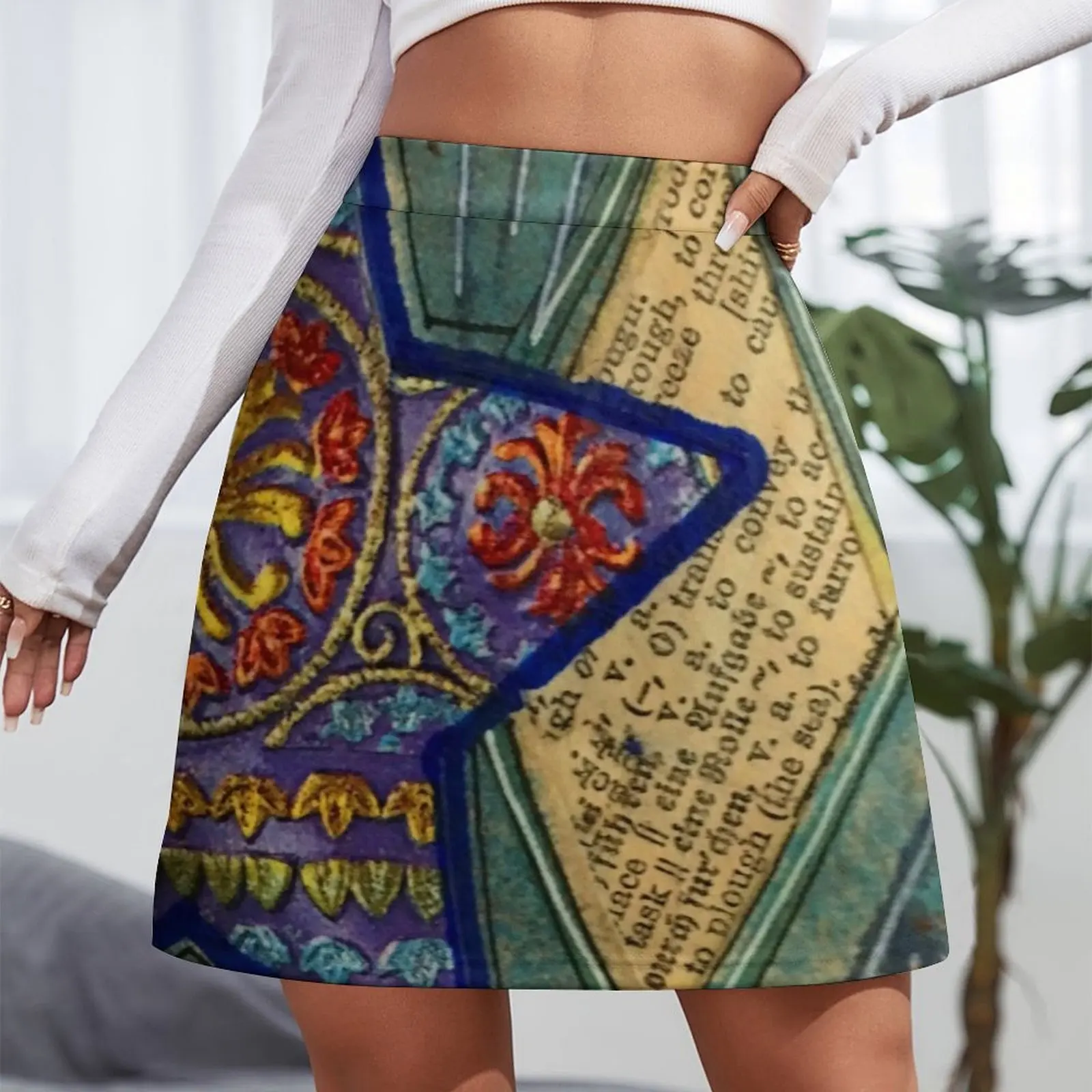 BLUE STAR FANTASY Mini Skirt 90s aesthetic sexy skirt Mini Skirt