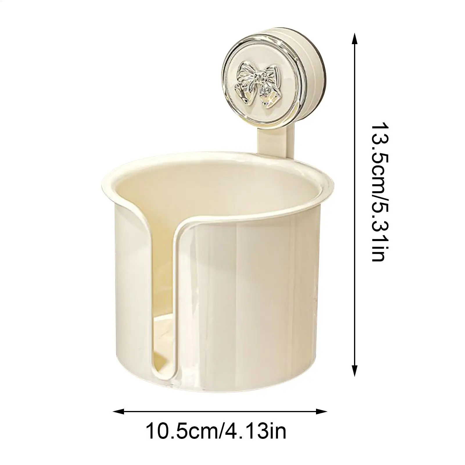 Toilet Roll Holder Suction Cup Tissue Holder For Bathroom Transparent Tissue Roll Dispenser Box For Washroom Hotel Bedroom view 6