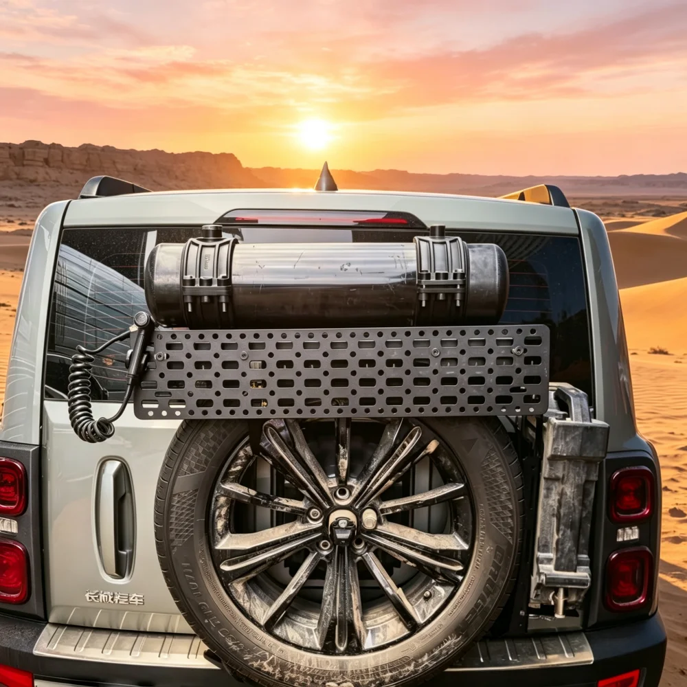 Multifunctional Aluminum Car Molle Expansion Board Offroad Roof Rack Tire Tailgate Camping Gear Mount Modification Accessory