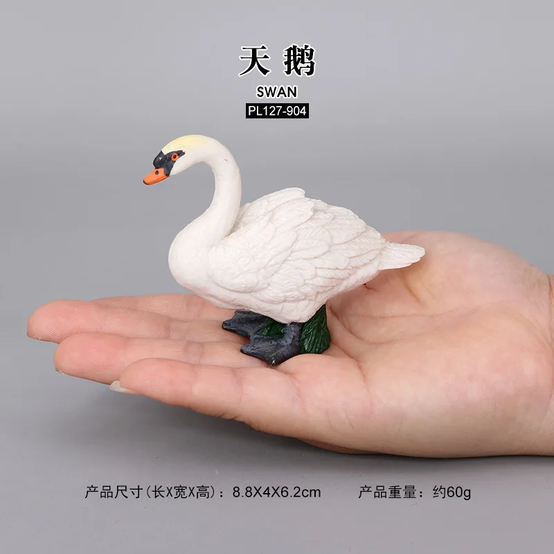 محاكاة مزرعة نماذج للحيوانات مزرعة ألعاب بلاستيكية بجعة الدجاج بطة خنزير الأطفال التنوير زخرفة المعرفية