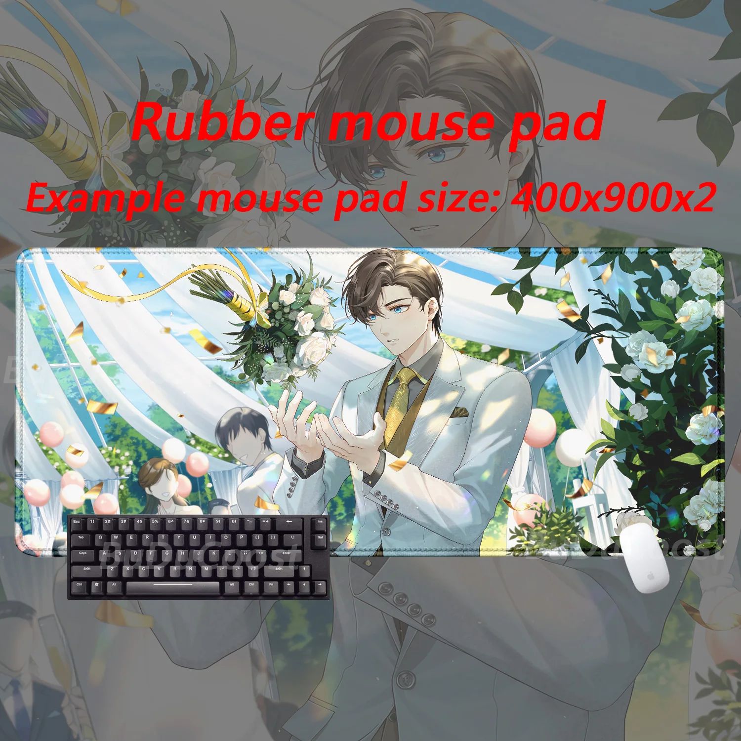 Many people like it Tears of Themis High definition printing Mechanical Keyboard XXL Locking Large games accessories Mouse pad