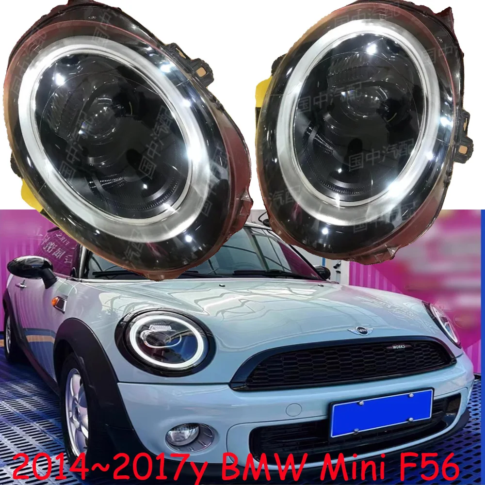 

1 шт. фара на бампере автомобиля для BMW Mini фара F56 2014 ~ 2021y для BMW mini дневные ходовые огни головной свет