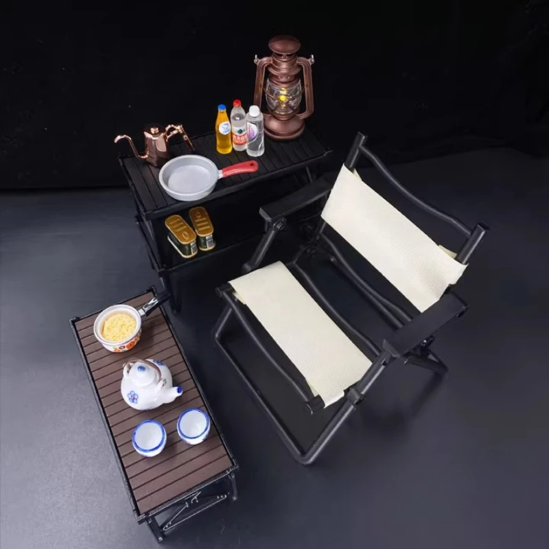 Simulation de voiture jouet, décoration de scène de table de camping pour voiture sur chenilles 1/10 RC TRX4 Defender AXIAL SCX10 RC4WD D90 TRX6 MK07 Tank 300