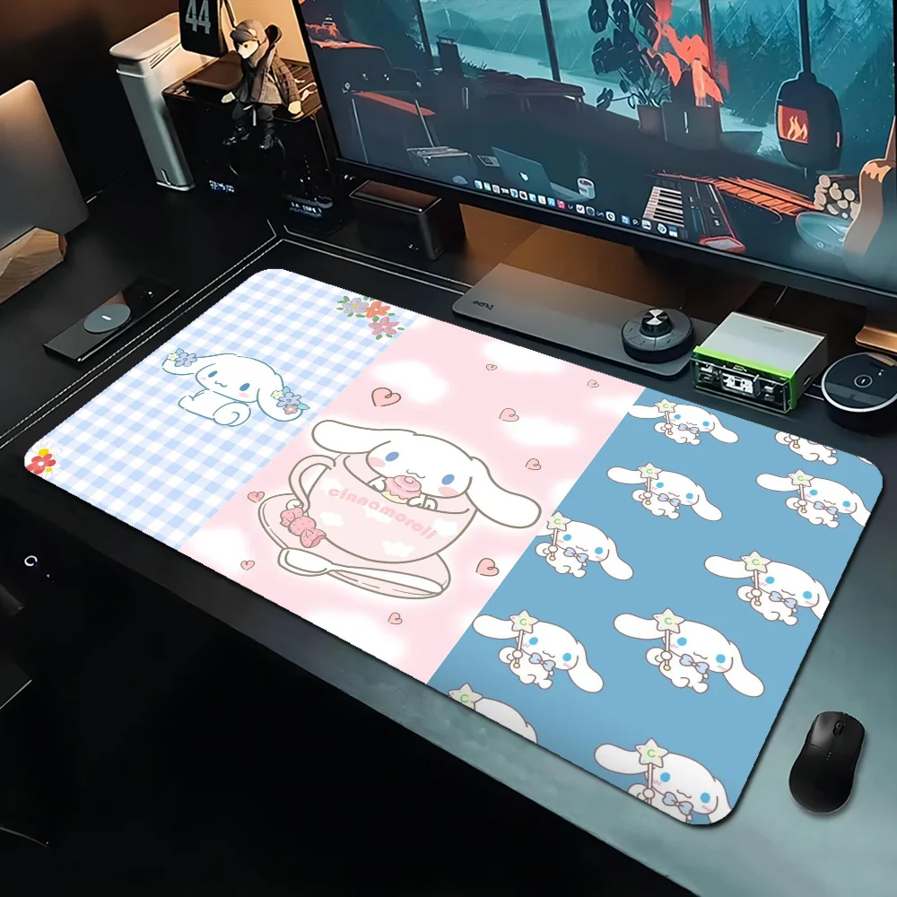 Sanrio Kawaii Cinna moroll niedlichen Mauspad schöne große Gaming Mouse pad Gamer Mauspad Größe für Spiel Tastatur Pad für Spieler