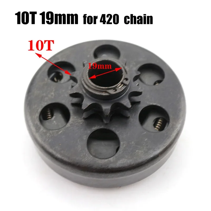 

10T 12T 13T 16T Tooth 35/420/428 Chain 16mm 19mm 20mm Centrifugal Automatic Clutch For GO Kart Fun Minibike Drive Sprocket