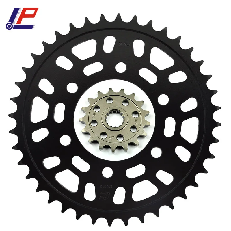 LOPOR 525 CNC 15T/40T Front Rear Motorcycle Sprocket for KAWASAKI ZX-10R ZX1000 Ninja ZX 1000  10R 2006 2007