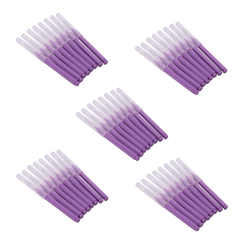 

40Pcs Tooth Floss Oral Hygiene Floss Soft Interdental Brush Toothpick Healthy For Teeth Cleaning Oral Care Purple