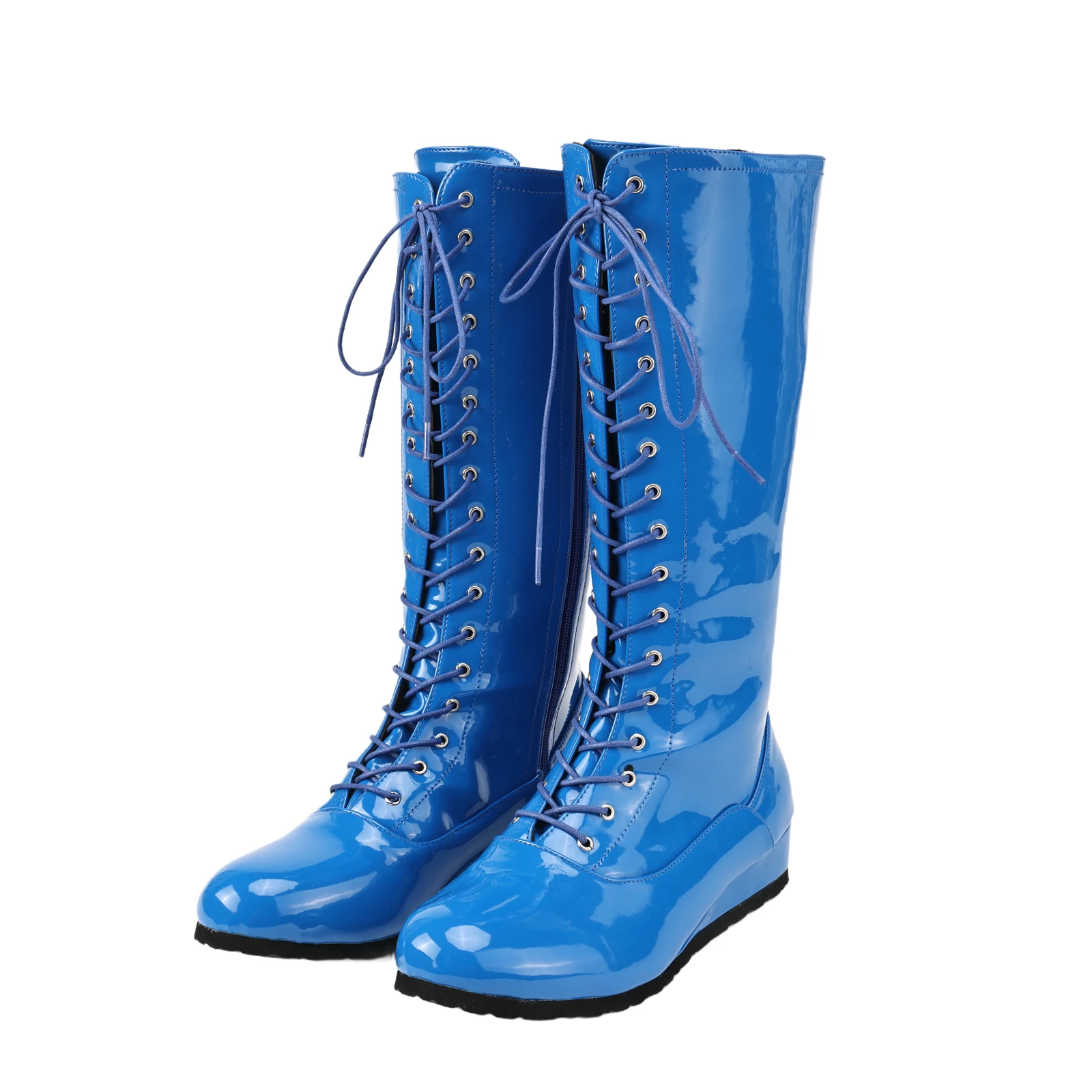 성인 남성 레슬링 부츠 레슬러 코스프레 신발 무대 공연 소품 무대 공연 페인트 부츠 할로윈 파티