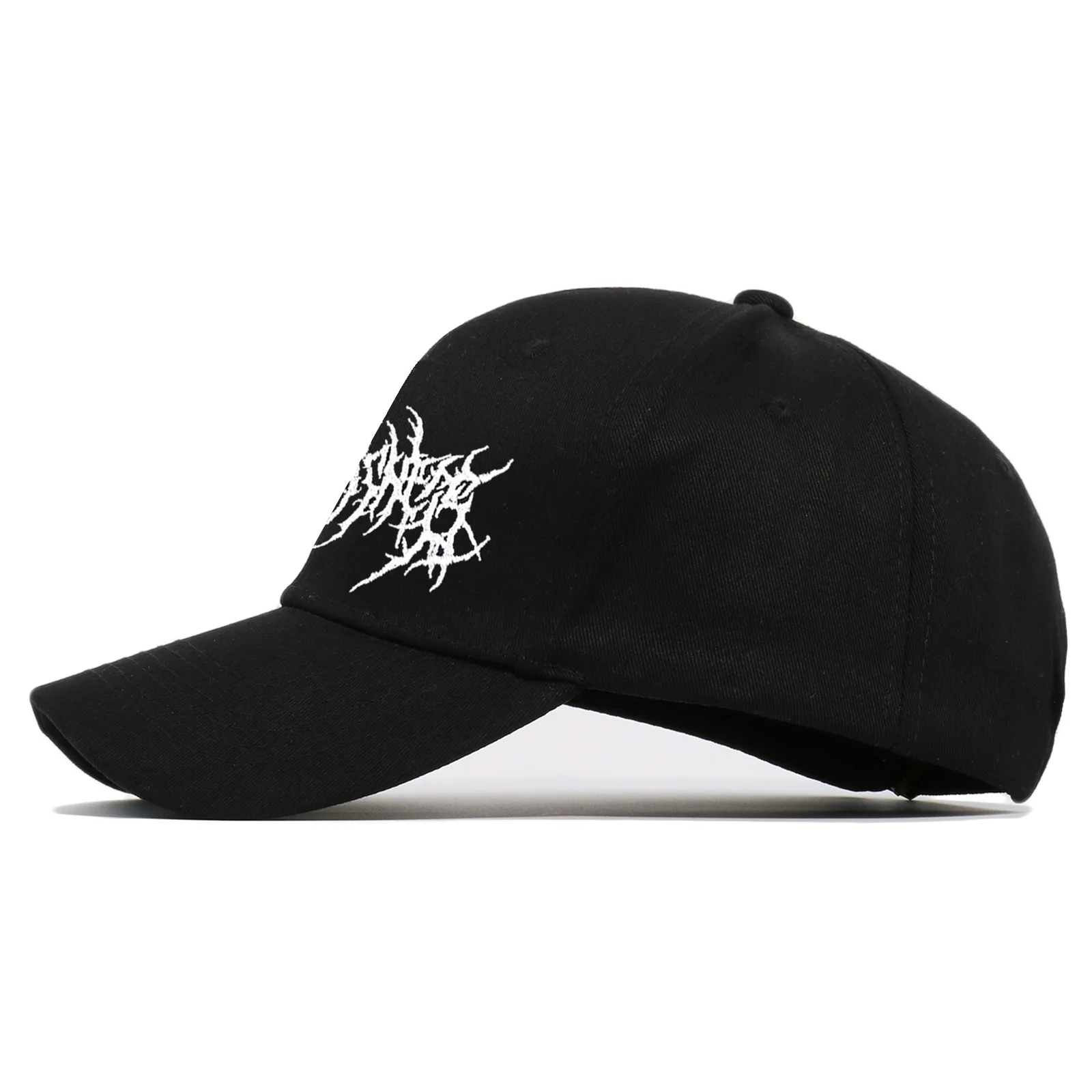 Gorra de béisbol gótica para hombre y mujer, gorro de algodón con bordado de moda para deportes al aire libre, estilo Punk callejero, Snapback