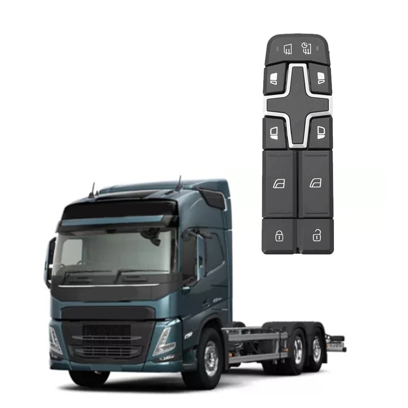 

Для грузовиков Volvo FH FM 1998-2013, передняя левая автомобильная электрическая кнопка управления окном 22154235