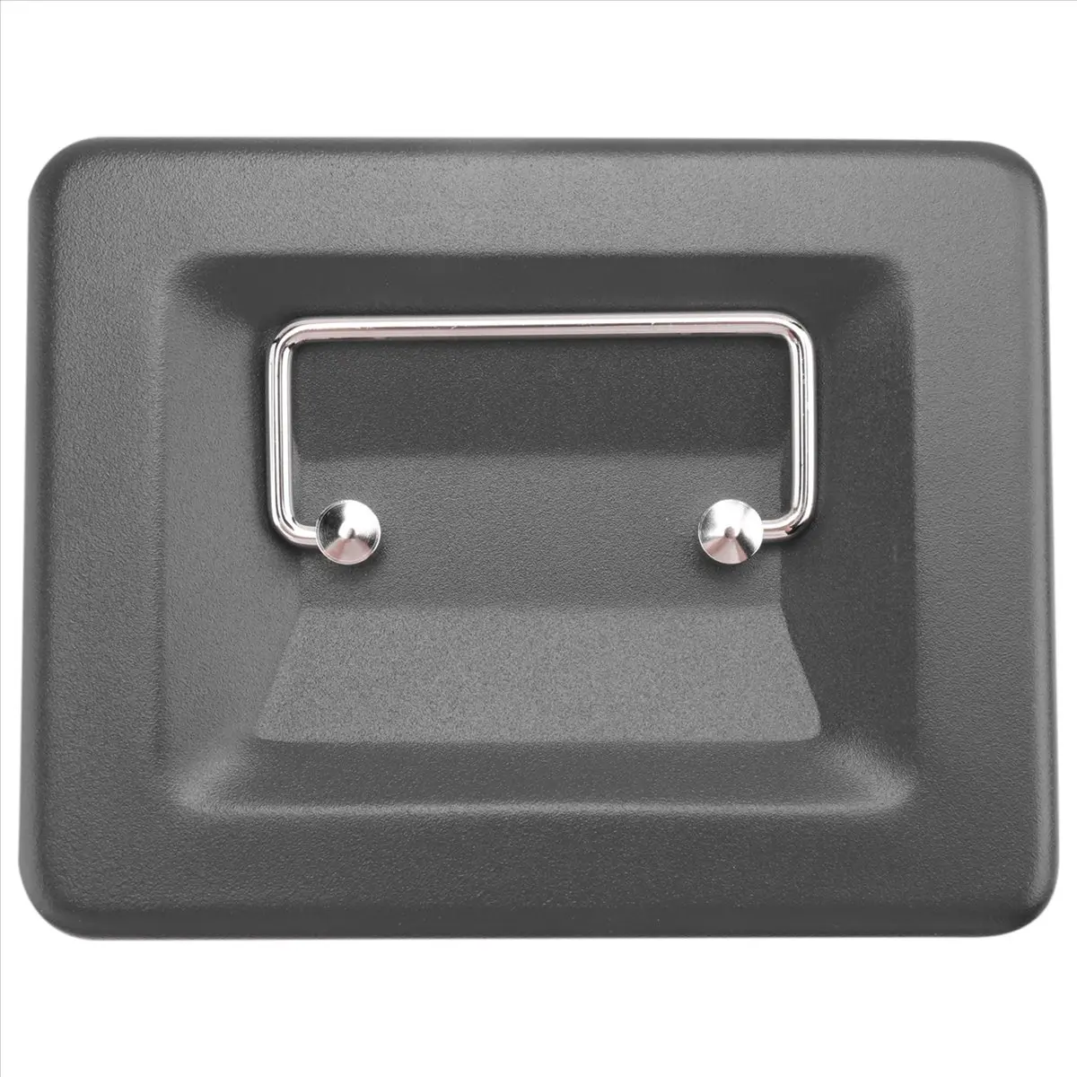 A74U Durable Metal Coin Box with Locking Storage Tray - Small Coin Box with Combination Lock 15 x 12 x 7.7cm (Black)
