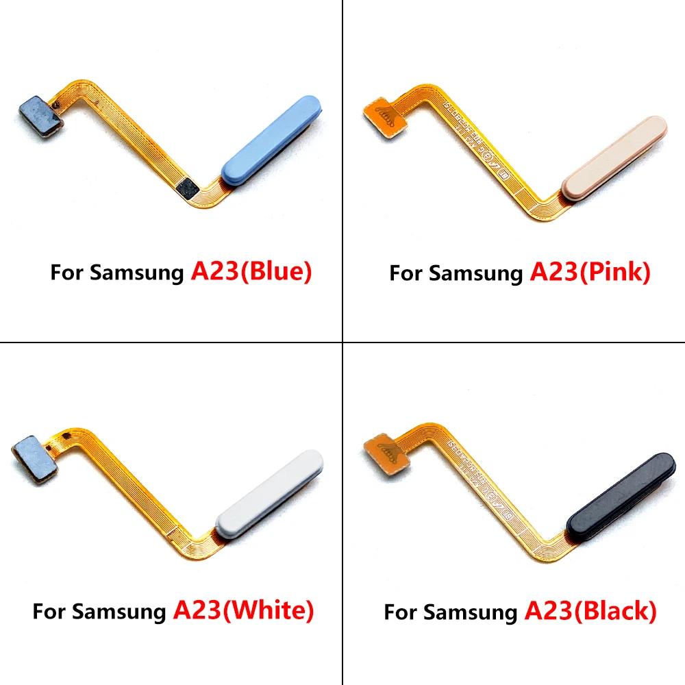 

10Pcs\Lot Great For Samsung A23 Fingerprint Sensor Scanner Touch ID Connecter Flex Cable