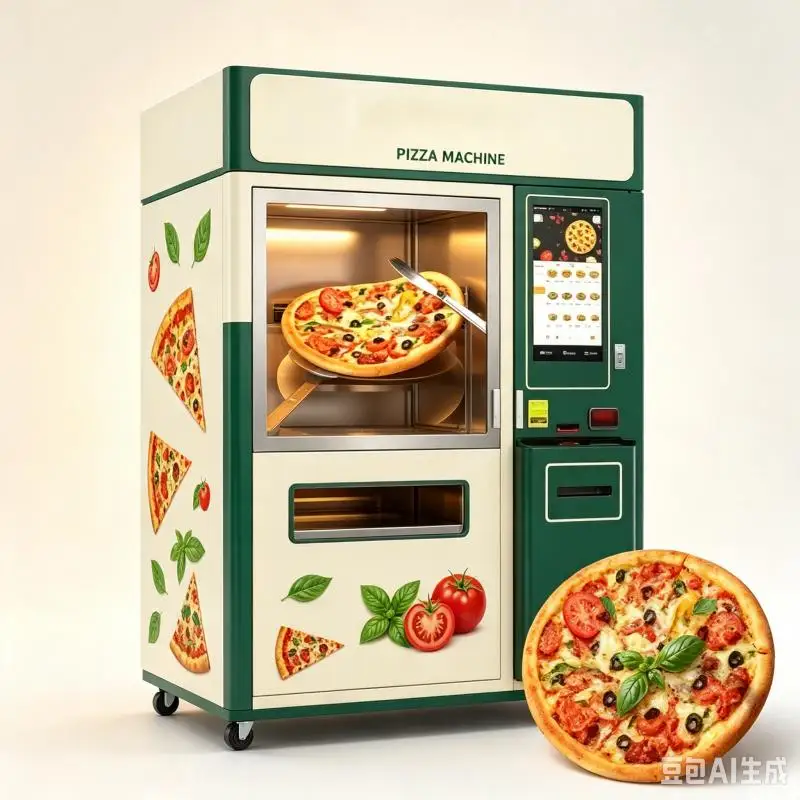 Pizza Vending Machine Customized Intelligent Food Locker Automatic Pizza Preparation Machine