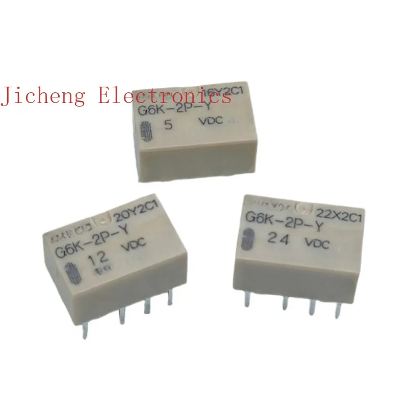 

10PCS G6K-2P-Y-5VDC G6K-2P-Y-12VDC 24VDC G6K-2P-5VDC Relay