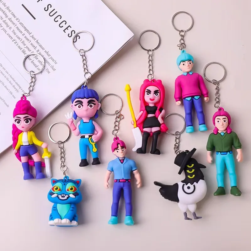 Nuovo Kpop Demon Hunters Portachiavi Giocattoli per bambini Ciondolo Cartoon Anime Simpatico tigre Zaino Decorazione Accessori Regalo di Natale