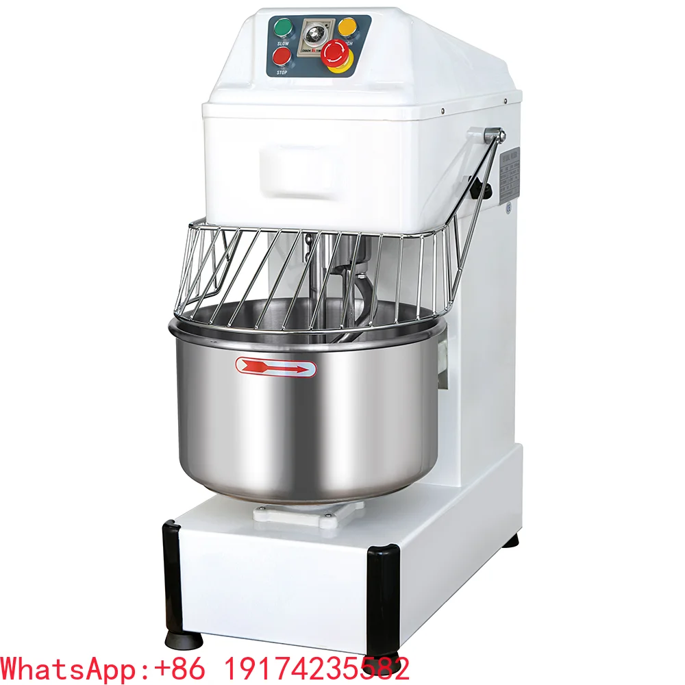 HS30 L Harina Petrin Amasadora De Pan Mezclador De Masa De Pan Espiral Industrial Máquina mezcladora amasadora para panadería