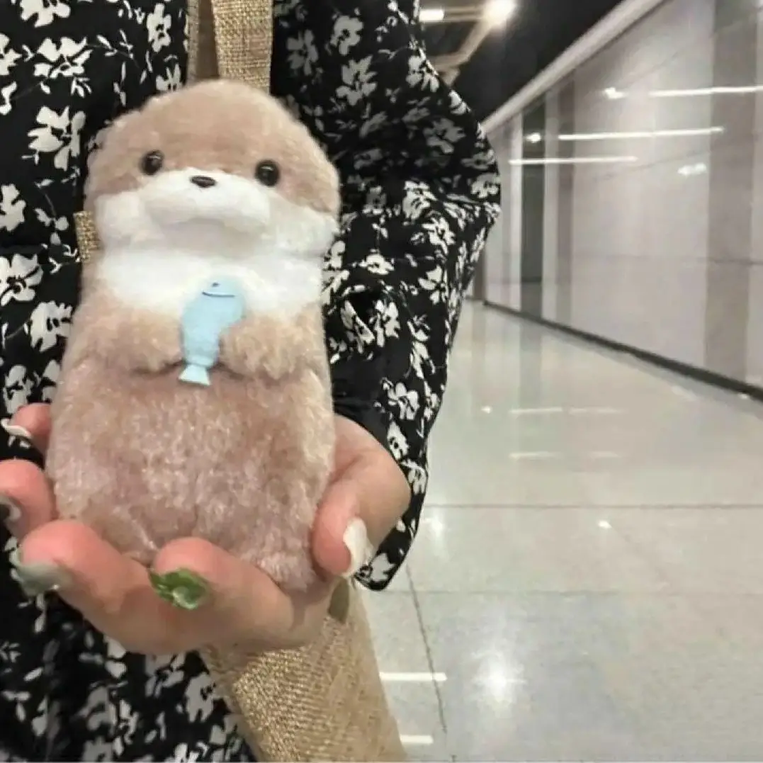 لطيف ليتل قضاعة عناق الأسماك أفخم دمية قلادة هدية Kawaii فتاة القلب المفاتيح ظهره ديكور الإبداعية لعبة كيرينغ ملحق هدية #3