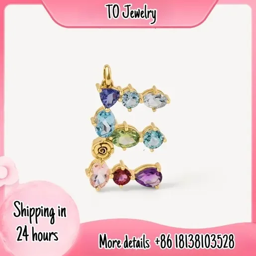 

Letter-E Pendant S925 – Rose-gold Kissed Edges, Sophisticated Sparkle, Flash Offer