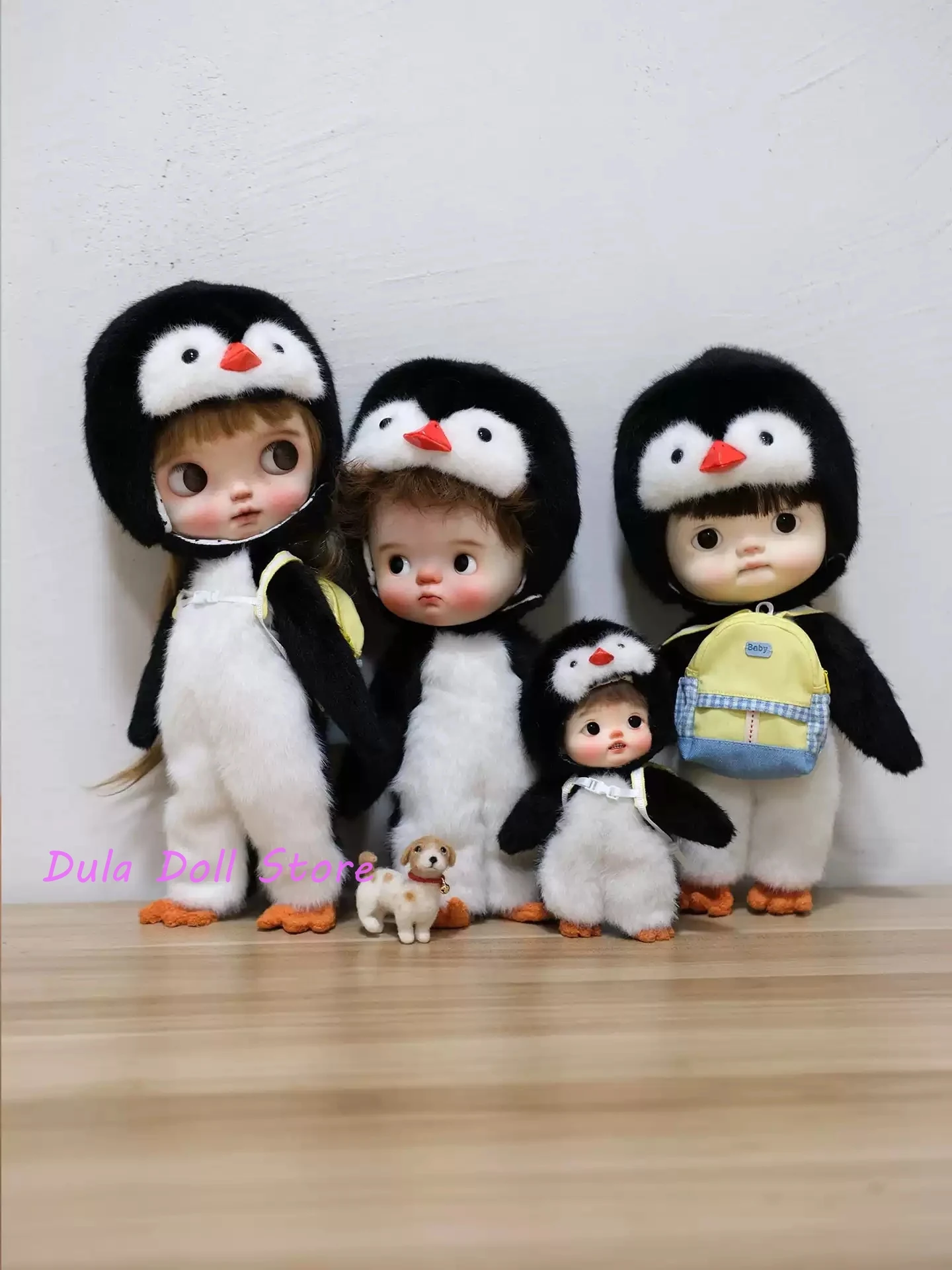 Dula Doll Clothes Dress Penguin backpack set Blythe ob24 ob22 Azone Licca ICY JerryB 1/6 Bjd Doll Accessories