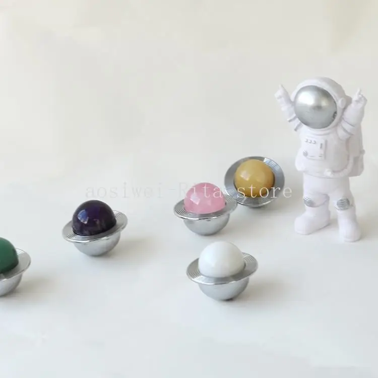 Natural Stone with Brass Luxury Cabinet Handles Pink White Crystal Elegant Wardrobe Pulls Home Decor Drawer Cupboard Knobs