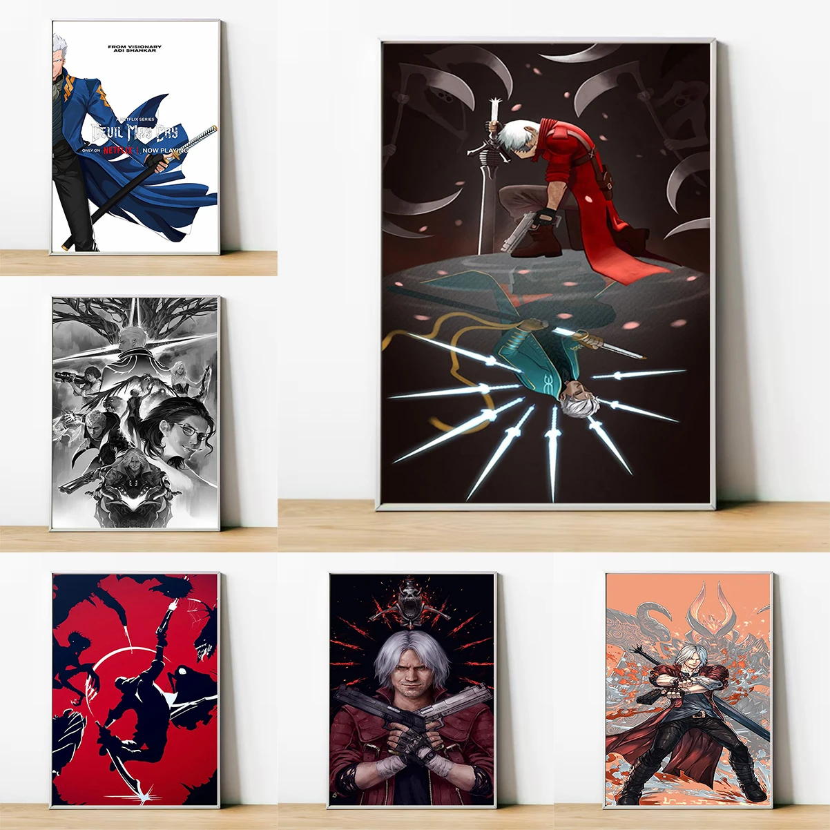 

Game D-Devil May Cry Poster HD art wall waterproof home living room bedroom coffee house bar aesthetic room wall decoration