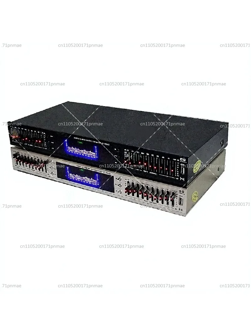 HIFI Digital HD Stereo Preamplifier Built-In USB Bluetooth Home Stage Equalizer Dual 10 Segments 220V