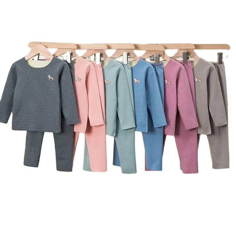 

Autumn Baby Kids Thermal Underwear Children Clothing Sets Seamless Sleepwear for Boys Girls Pajamas Sets Winter Teens Clothes