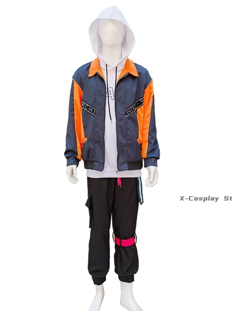 Disfraz de Cosplay Project Sekai Shinonome Akito Shiraishi An, traje de peluca Akt, Anime, Cosplay, nuevo uniforme deportivo de fiesta de Halloween, 2024