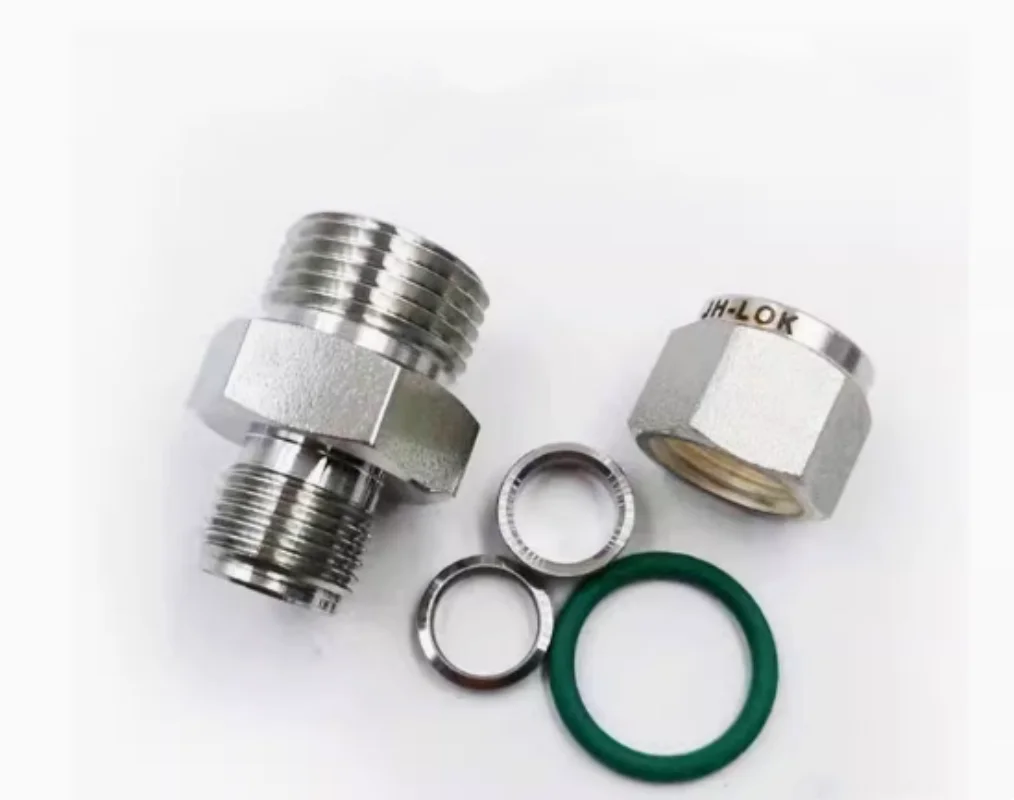 

SAE external straight thread for card sleeve outer screw joint SS-810-1-16ST