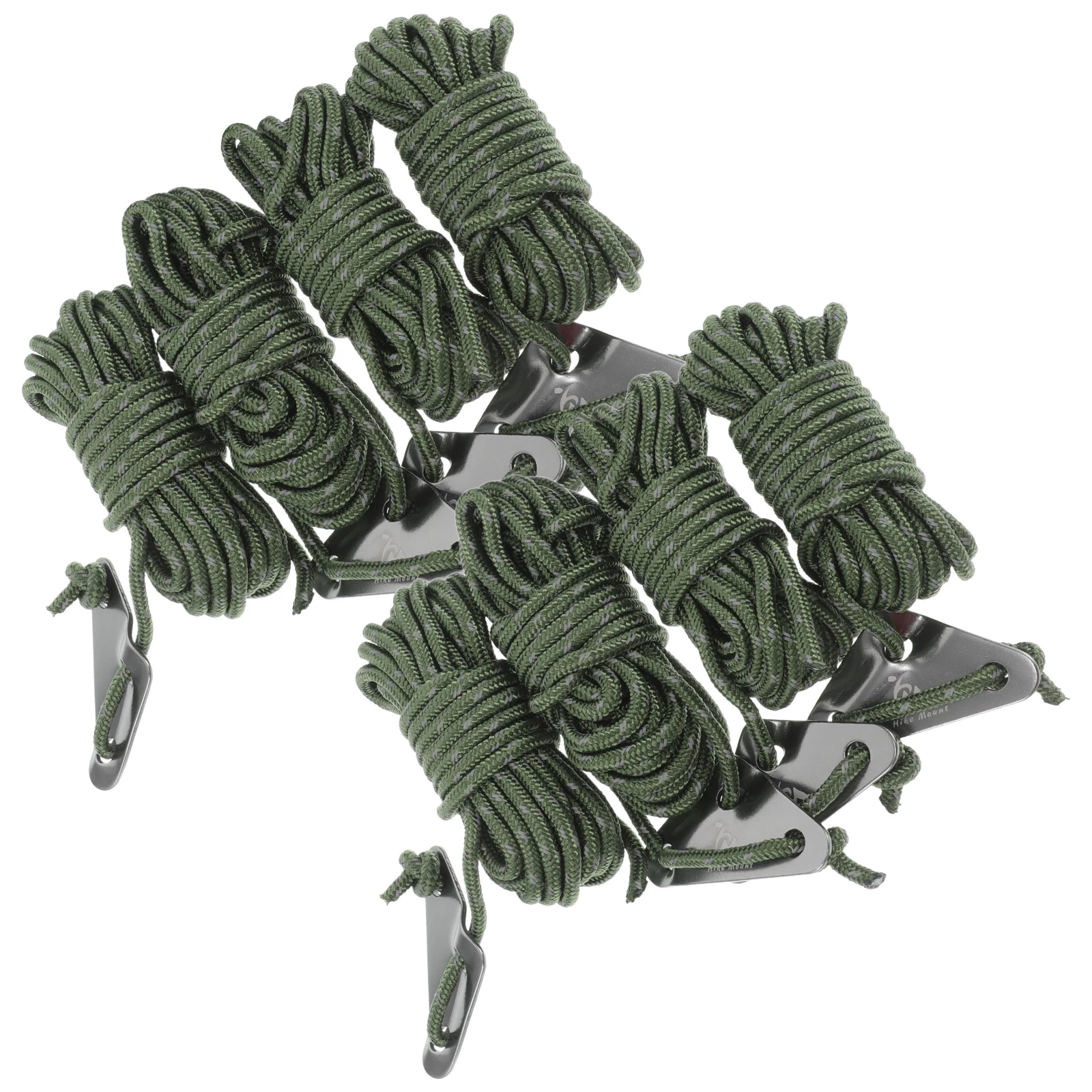 

8Pcs Ultrastrong Wind Resistant Rope For Tent Securing Camping Gear Adjustable Outdoor Cord Mountaineering Accessory