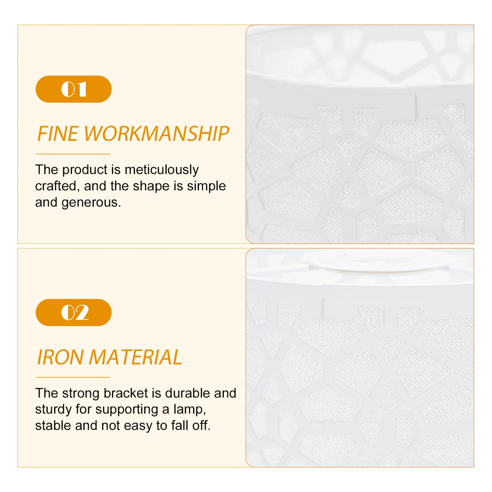 

Creative Hollow Iron Lampshade Decorative Light Cover Multipurpose Lamp Shade for Wall Floor Table Lamps Household Lamp