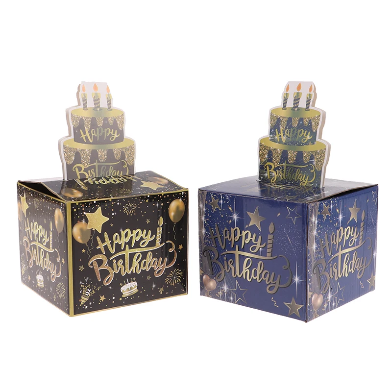 Birthday Atmosphere Decor Prop Drawout Box Birthday Money Box For Cash With Pull Out Happy Birthday Day Card Money Gift Box
