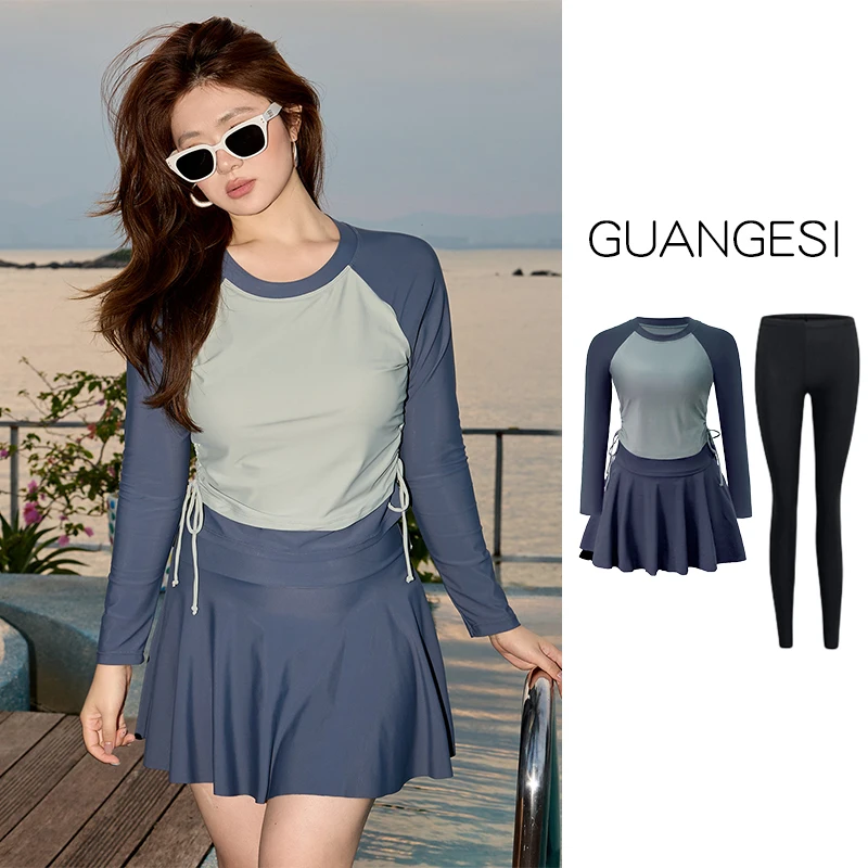 women's-2026-new-two-piece-long-sleeve-wetsuit-full-body-sun-protection-large-size-professional-jellyfish-surfing-diving-suit