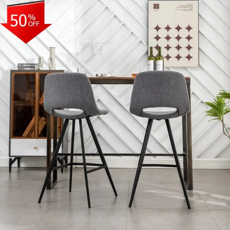 

High Kitchen Stools Bar Stool Barstools Home Bar Chair with Backrest Barstool Island Dining Table Chair Tabourets De Chairs Bars