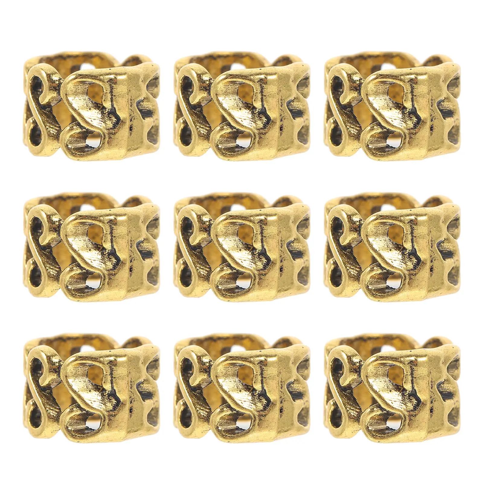 

20 Pcs Zinc Alloy Retro Hairpins for Braiding Dreadlock Beads Jewelry Accessories Perfect Hair Decorations for Party Wedding