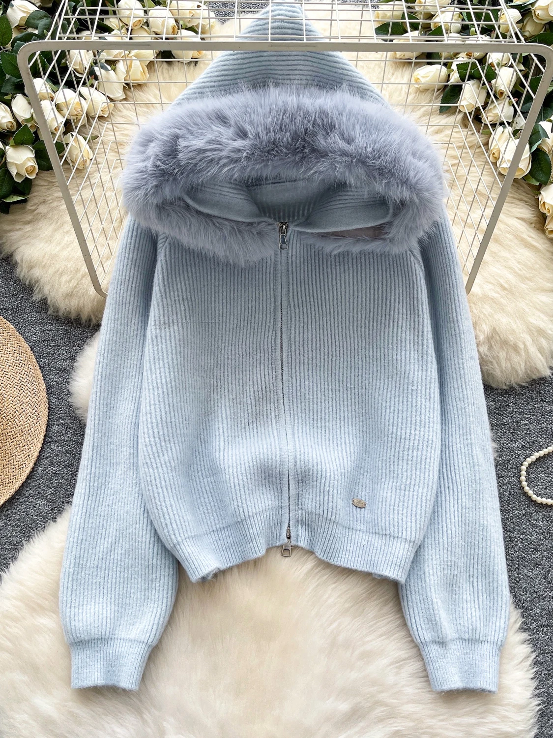 

Lazin Slimming Versatile Long Sve Knitted Cardigan Women's Autumn Winter Loose Casual ort Coat Women's round Ne Sin...