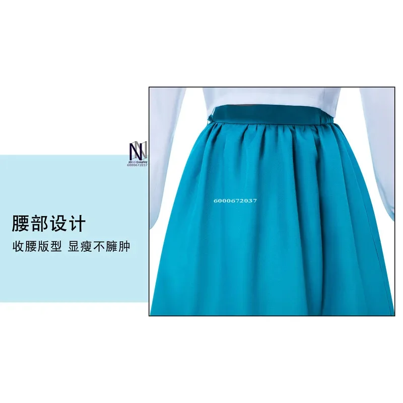 أزياء الألغام Leiliya تأثيري أنيمي دور اللعب زي جديد لطيف الأزرق زي مدرسي الملابس فستان للنساء كوميك كون البدلة