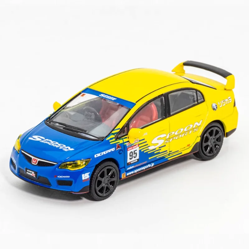 Shadow/DCT Diecast 1:64 Scale Type-R FD2 Spoon Painted Alloy Car Model Finished Simulation Series Gift Toy Souvenirs Collection