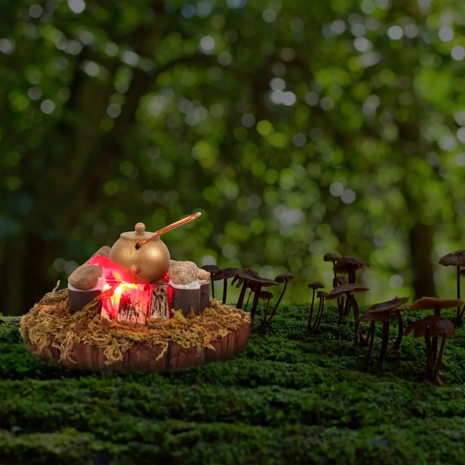 

1 шт. Миниатюрная ретро-печь для декора, безопасная деревянная мини-мебель, аксессуар для кукольного домика, DIY-поделка, миниатюрная сцена