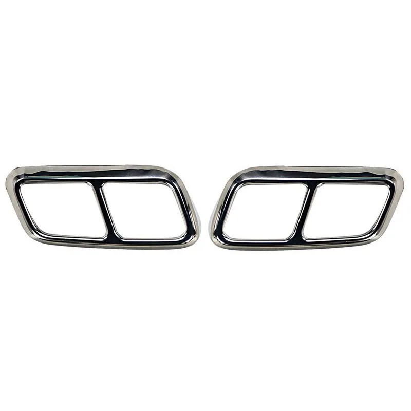 

Quad Exhaust Tailpipe Trim Frame Exterior Modification Kit for Land Rover Range Rover Sport 2018 2019 2020 2021 2022