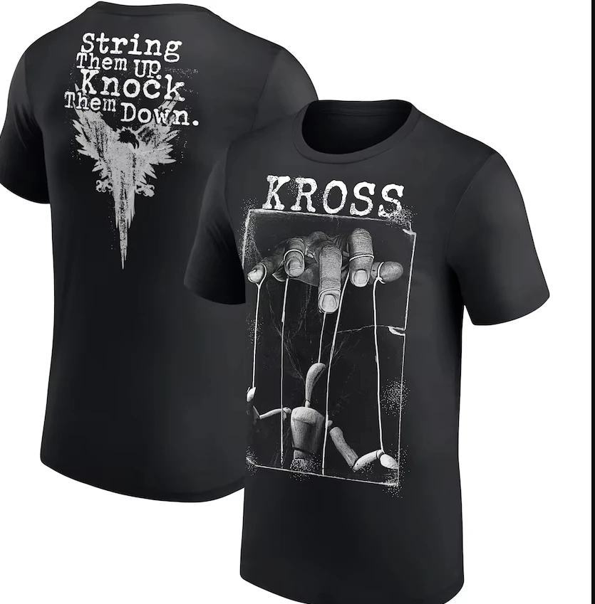

Karrion Kross String Them Up T-Shirt Women Short Sleeve Cotton Tees American Retro Y2k Tops Sports T-shirt Summer Streetwear