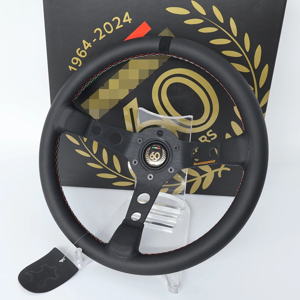 

New Car Racing Steering Wheel JDM Sport Drifting Steering Wheels Universal 60th Anniversary Steering Wheel Car Accessories